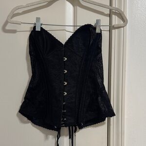 Agent Provocateur Black Lace Bustier